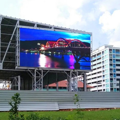 Visualizzazione di pubblicità all'aperto su misura parete impermeabile del LED della video