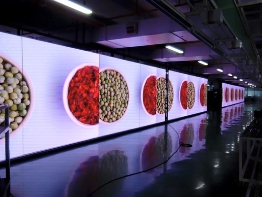 Schermo dell'interno della parete TV di colore pieno 4k LED del supermercato video per il concerto della fase