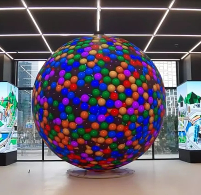 La palla da 360 gradi P1.875 P2 P3 P4 P4.81 P5 P6 3D ha condotto il colore pieno dell'esposizione