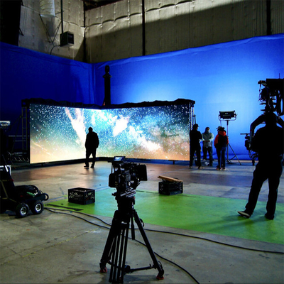 Schermo virtuale 7680hz Hd P2.6 di Immersive LED della parete dello studio cinematografico di produzione di Vfx Vp
