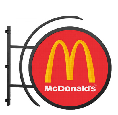 Cerchio Logo Sign 3840HZ di Digital del deposito del bordo principale piccola pubblicità dello schermo di visualizzazione